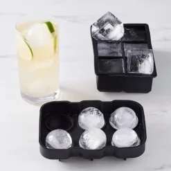 Buxibo IJsblokjes Tray Set Rond en Vierkant 2 x 3 Set van 2< Keuken