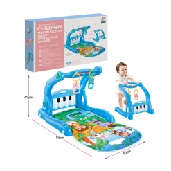 2in1 Babygym/Baby Walker Piano Speelmat voor Baby's Muziek Speelkleed|Buxibo Online