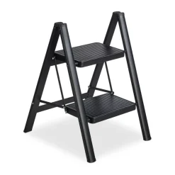 Buxibo Keukentrapje Vouwladder 2 Staps Keukenopstapje Opvouwbare ladderkruk< Keukentrappen