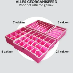 Buxibo Kleding Opbergbox Set Opvouwbaar 4 Stuks< Opbergen
