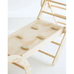 Buxibo Mini Houten Klimrek met Klimboog & Klimhelling met Glijbaan Montessori Speelgym< Verrassend Speelgoedvoordeel|Houten Klimrekken
