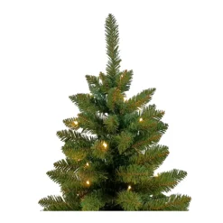 PVC Kerstboom met 200 LED en 8 lichteffecten EU-stekker Metalen Standaard|Buxibo
