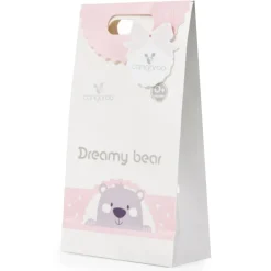 Cangaroo Dreamy Bear Pink 75 x 100 cm Wiegdeken< Baby Beddengoed