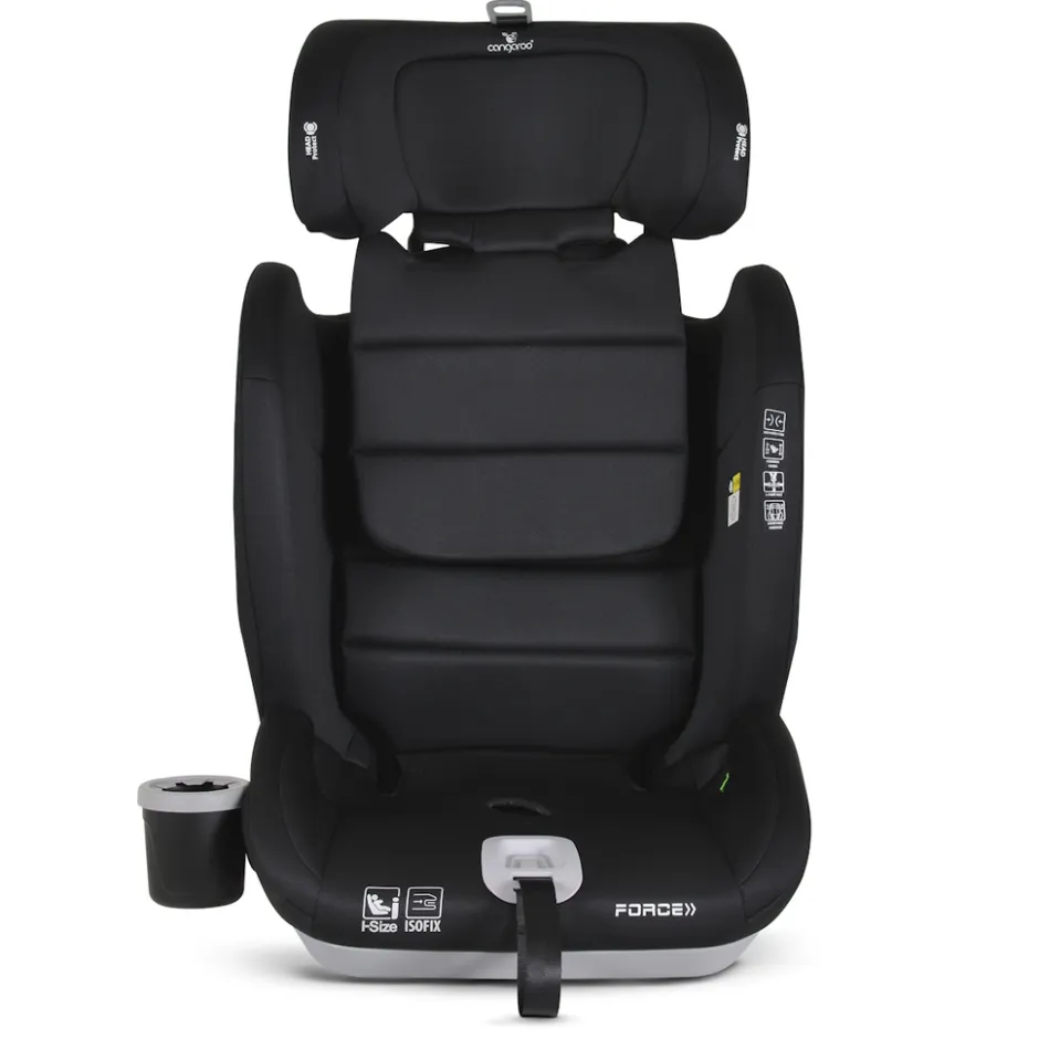 Force Black Isofix 76-150 cm i-Size Autostoel|Cangaroo Discount