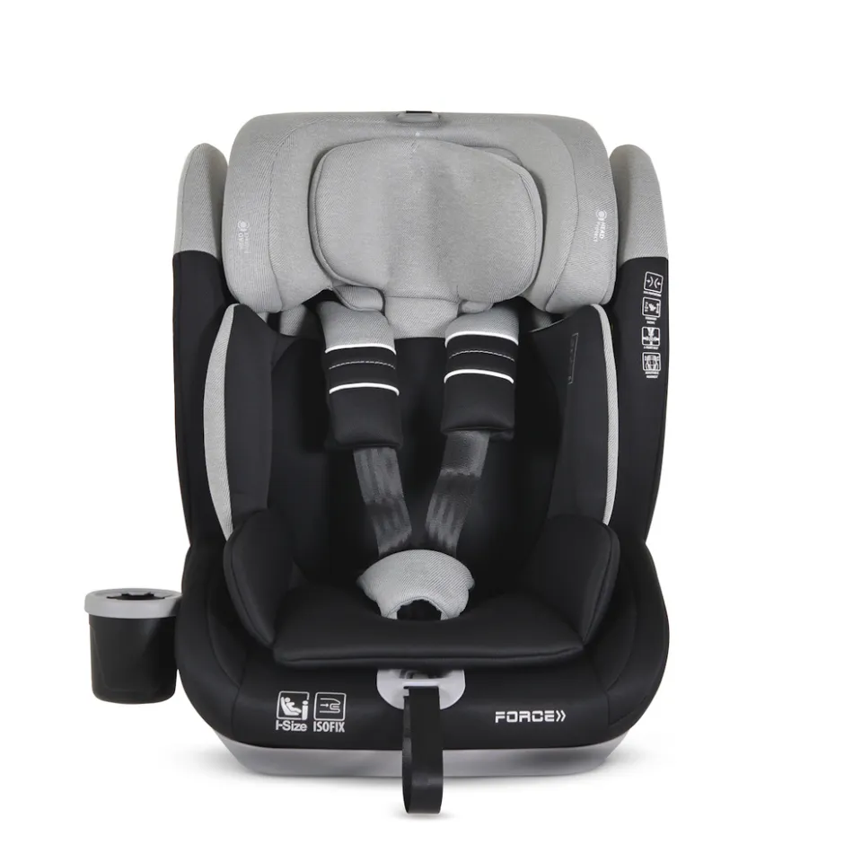 Cangaroo Force Grey Isofix 76-150 cm i-Size Autostoel< Autostoel