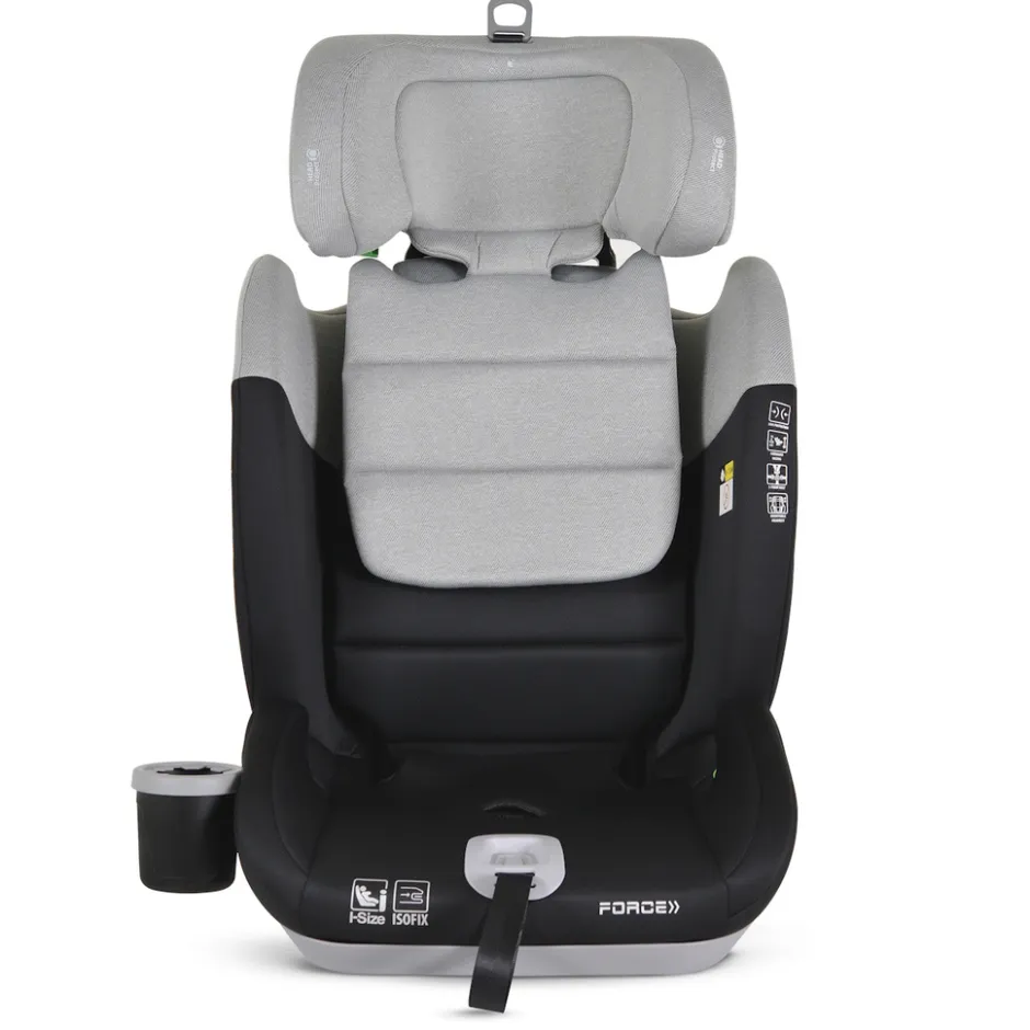 Cangaroo Force Grey Isofix 76-150 cm i-Size Autostoel< Autostoel