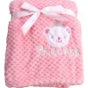 Cangaroo Roze Freya Princess 75 x 105 cm Wiegdeken< Baby Beddengoed