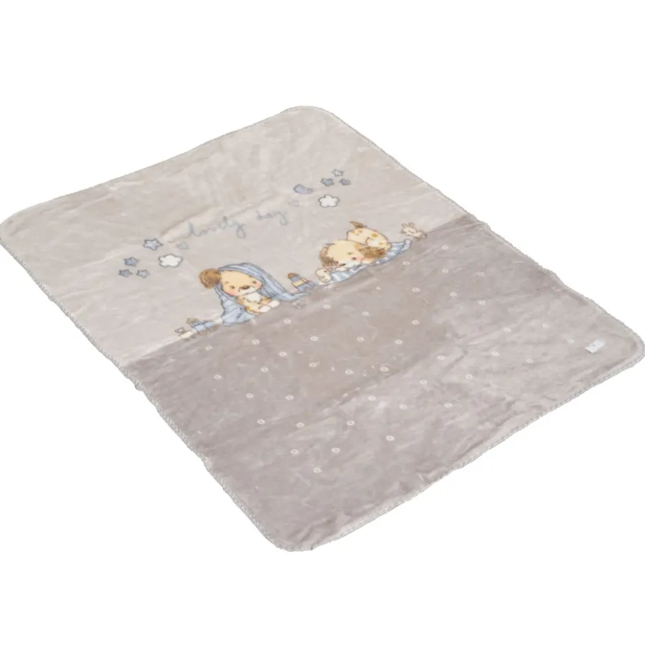 Softy Lovely Day Grey 110 x 140 cm Ledikantdeken|Cangaroo Clearance