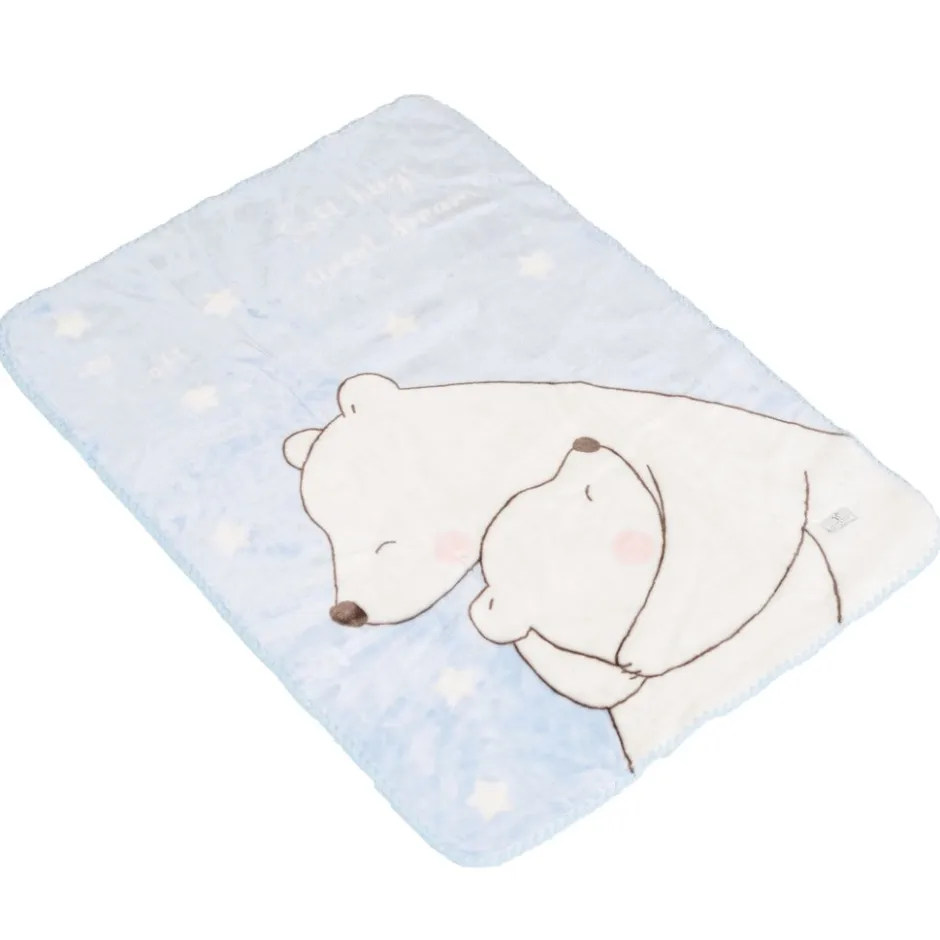 Softy Sweet Hugs Blue 80 x 110 cm Wiegdeken|Cangaroo Best