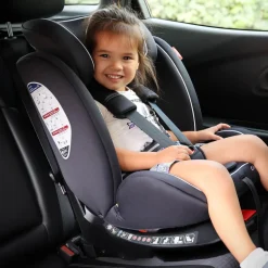 I-Size Autostoeltje Darcy 360° Draaibaar 40-150cm Isofix Zwart/Wit|Carkids Hot