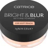 Bright & Blur 030 Soft Peach Setting Powder|Catrice Online