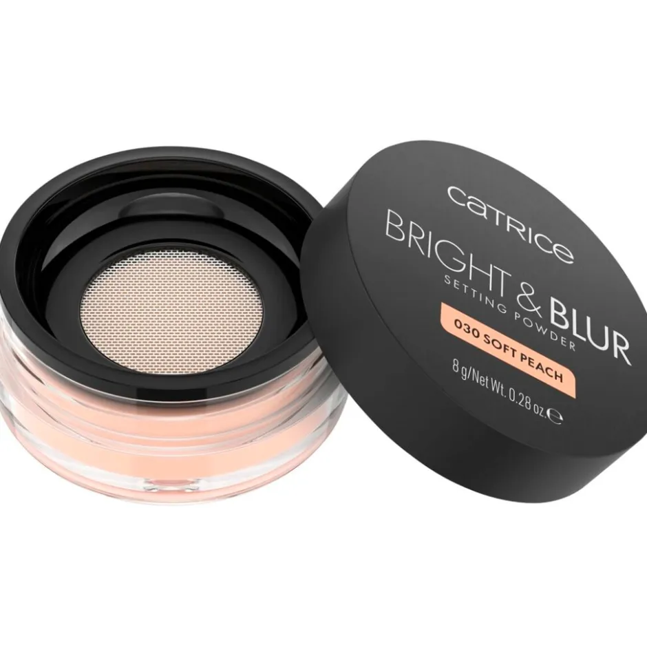 Bright & Blur 030 Soft Peach Setting Powder|Catrice Online