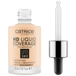 HD 002 Porcelain Beige Liquid Coverage Foundation|Catrice Outlet
