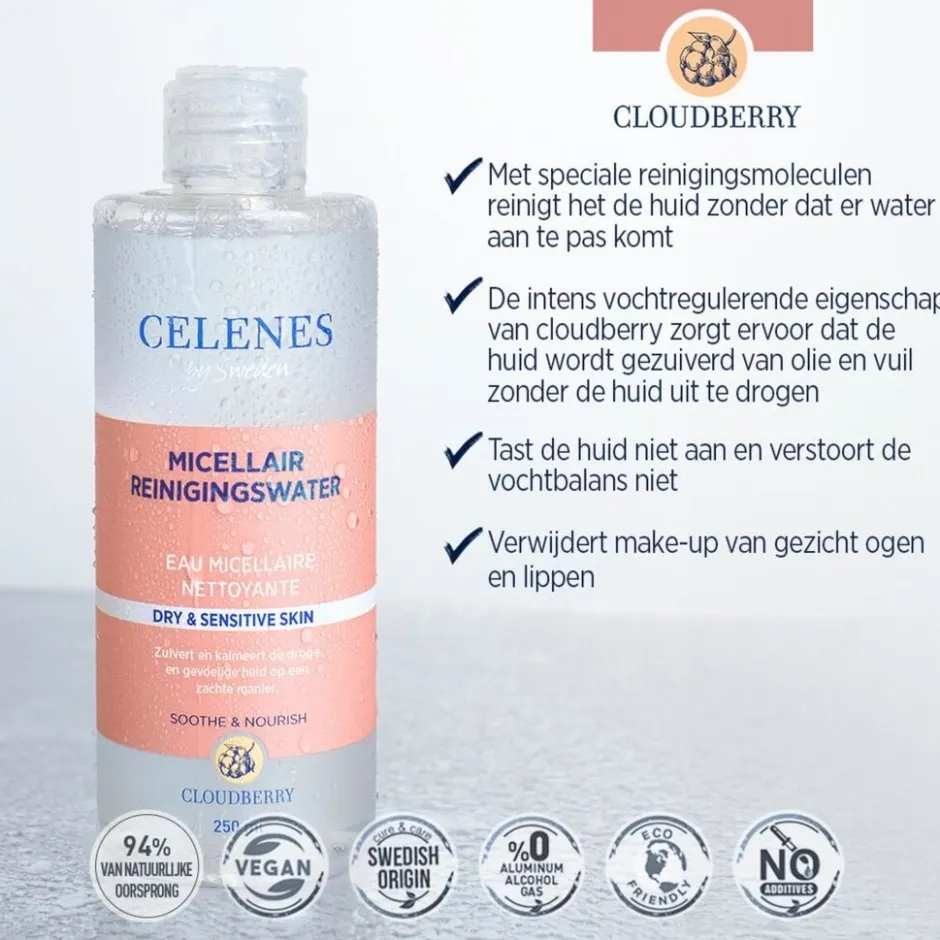 CELENES BY SWEDEN Micellair Water< Gezichtsreiniging