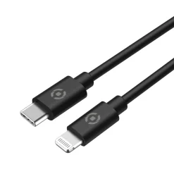 Celly Auto lader +kabel USBC>Lightning< Telefoonkabeltjes