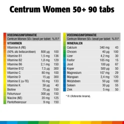 Centrum Women 50+ Multivitaminen Tabletten< Vitamines