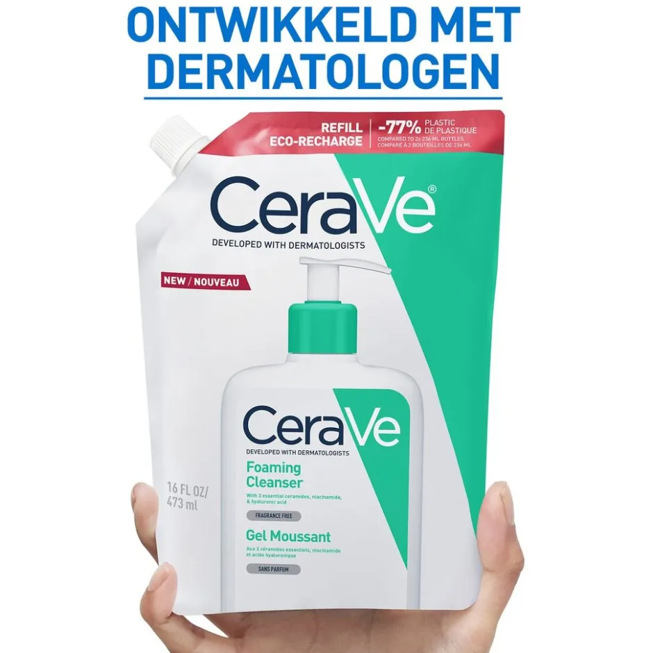 CeraVe Schuimende Reinigingsgel Navulling< Dermacare|Gezichtsreiniging