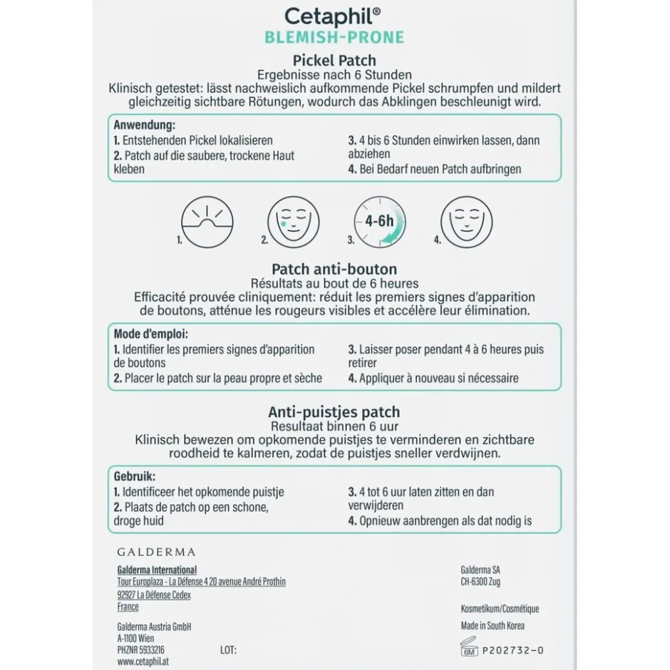 6 Hours Fast Clear Pimple Patch|Cetaphil Clearance