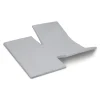 Dubbele Splittopper Hoeslaken Jersey Katoen Stretch - light grey 180x200/210cm|Cinderella Online
