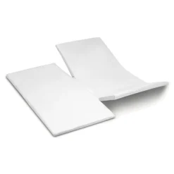 Cinderella Dubbele Splittopper Hoeslaken Jersey Katoen Stretch - white 180x200/210cm< Slapen