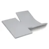 Dubbele Splittopper Hoeslaken Katoen Weekend - light grey 180x210cm|Cinderella Best