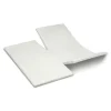 Cinderella Dubbele Splittopper Hoeslaken Jersey Katoen Stretch - ivory 180x200/210cm< Slapen
