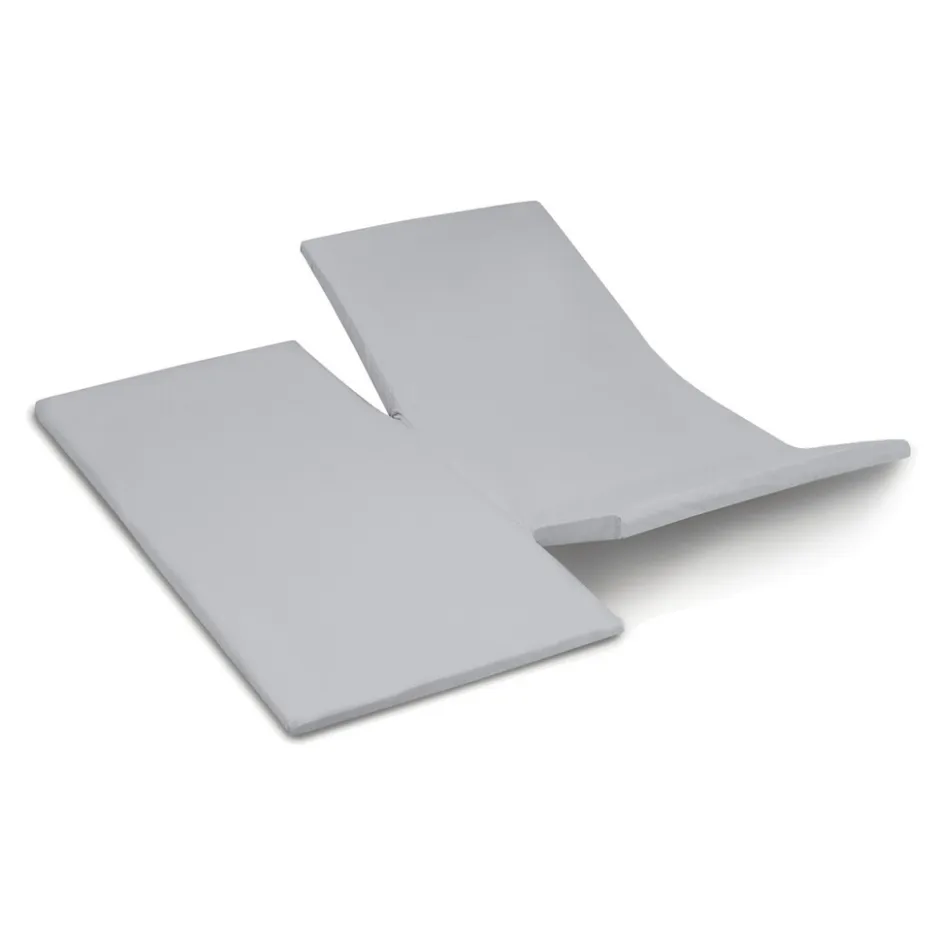 Cinderella Dubbele Splittopper Hoeslaken Katoen Satijn Sunday - light grey 180x200cm< Slapen