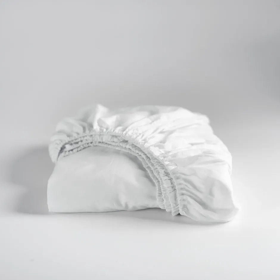 Cinderella Hoeslaken Basic Katoen 30cm Hoekhoogte - white 160x200cm< Slapen
