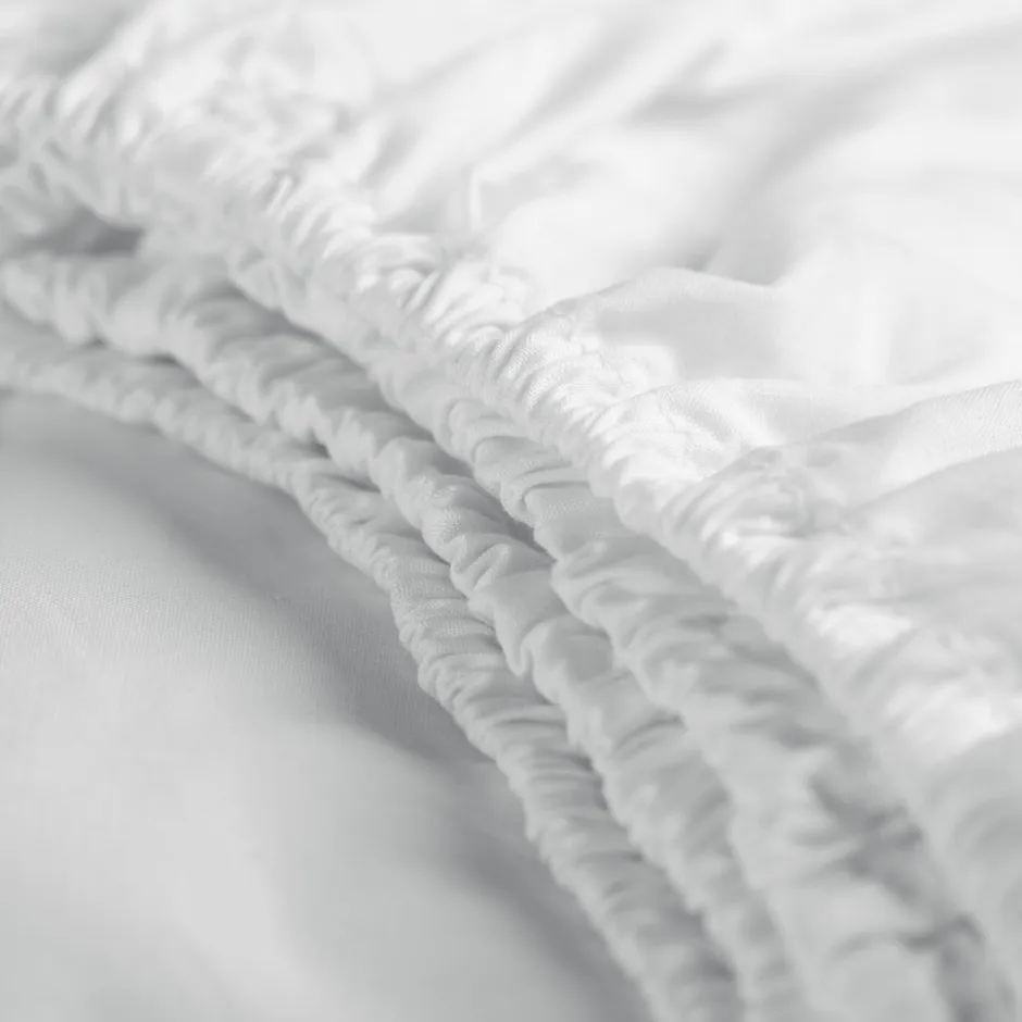 Cinderella Hoeslaken Basic Katoen 30cm Hoekhoogte - white 160x200cm< Slapen
