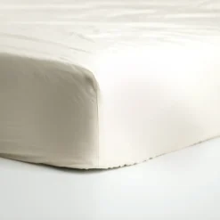 Hoeslaken Basic Katoen 30cm Hoekhoogte - ivoor 90x210cm|Cinderella