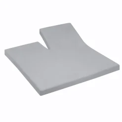 Cinderella Splittopper Hoeslaken Jersey Katoen Stretch Single Split - light grey 200x200/210cm< Slapen