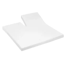 Cinderella Splittopper Hoeslaken Jersey Katoen Stretch Single Split - white 160x200/210cm< Slapen