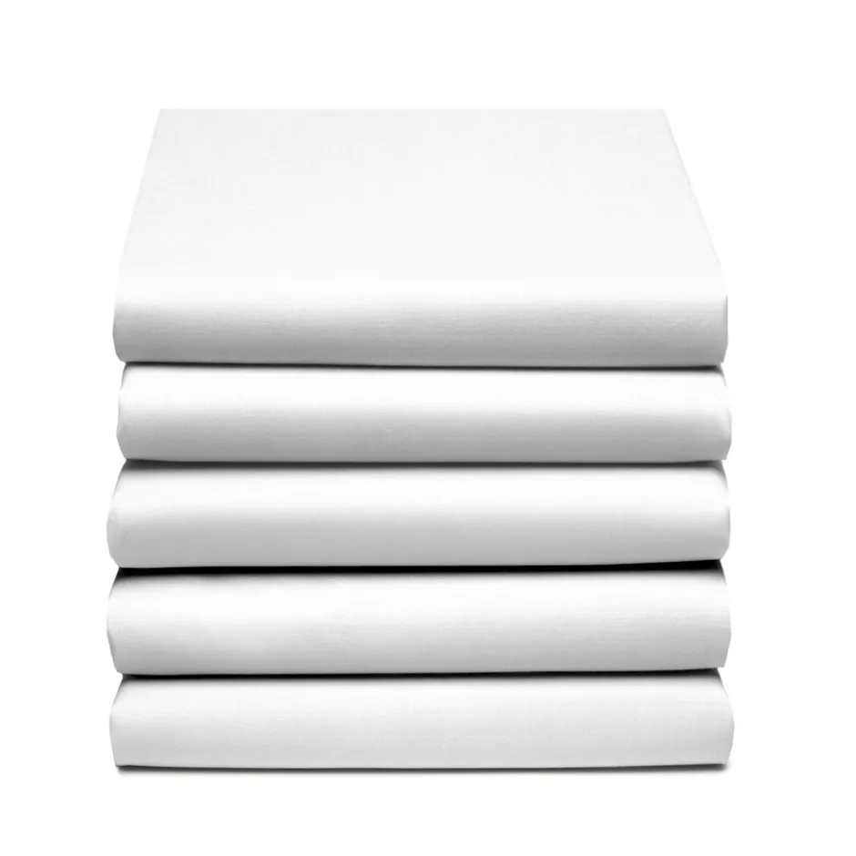 Cinderella Splittopper Hoeslaken Jersey Katoen Stretch Single Split - white 160x200/210cm< Slapen