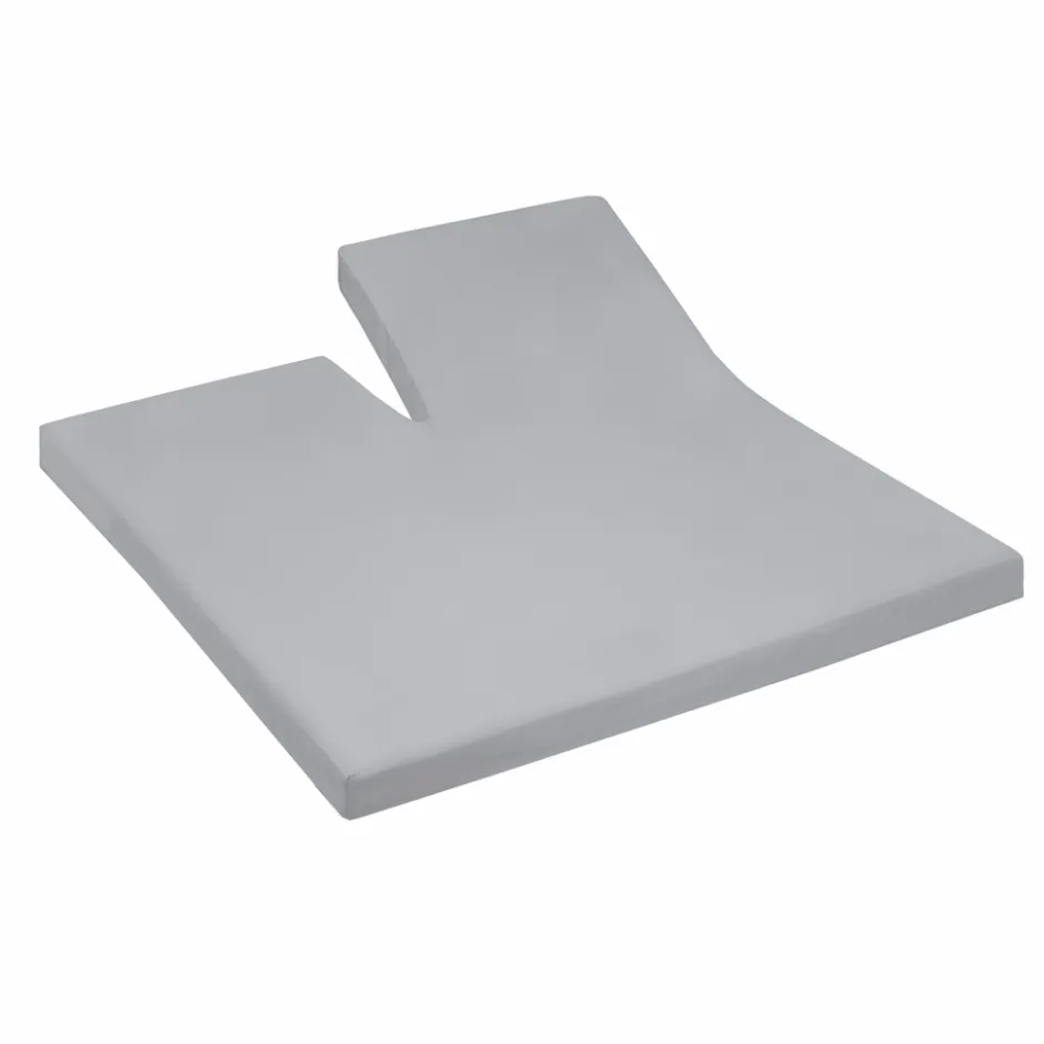 Cinderella Splittopper Hoeslaken Jersey Katoen Stretch Single Split - light grey 160x200/210cm< Slapen
