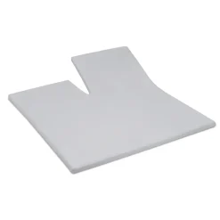 Cinderella Splittopper Single Split Hoeslaken Basic Katoen - light grey 180x210cm< Slapen