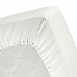 Topper Hoeslaken Basic Katoen - ivoor 180x220cm|Cinderella Best