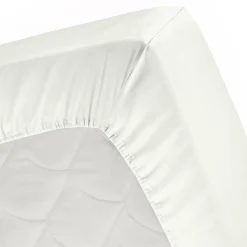 Cinderella Topper Hoeslaken Katoen Satijn - ivoor 140x200cm< Slapen