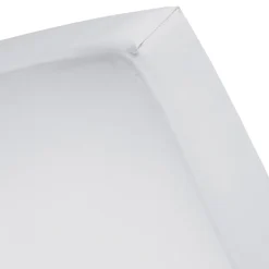 Topper Hoeslaken Katoen Satijn - licht grey 160x200cm|Cinderella Clearance