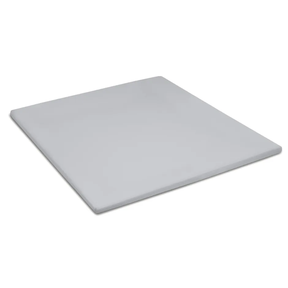 Cinderella Topper Hoeslaken Basic Katoen - light grey 180x220cm< Slapen