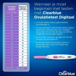 Clearblue Digitale Ovulatietest< Zelftesten