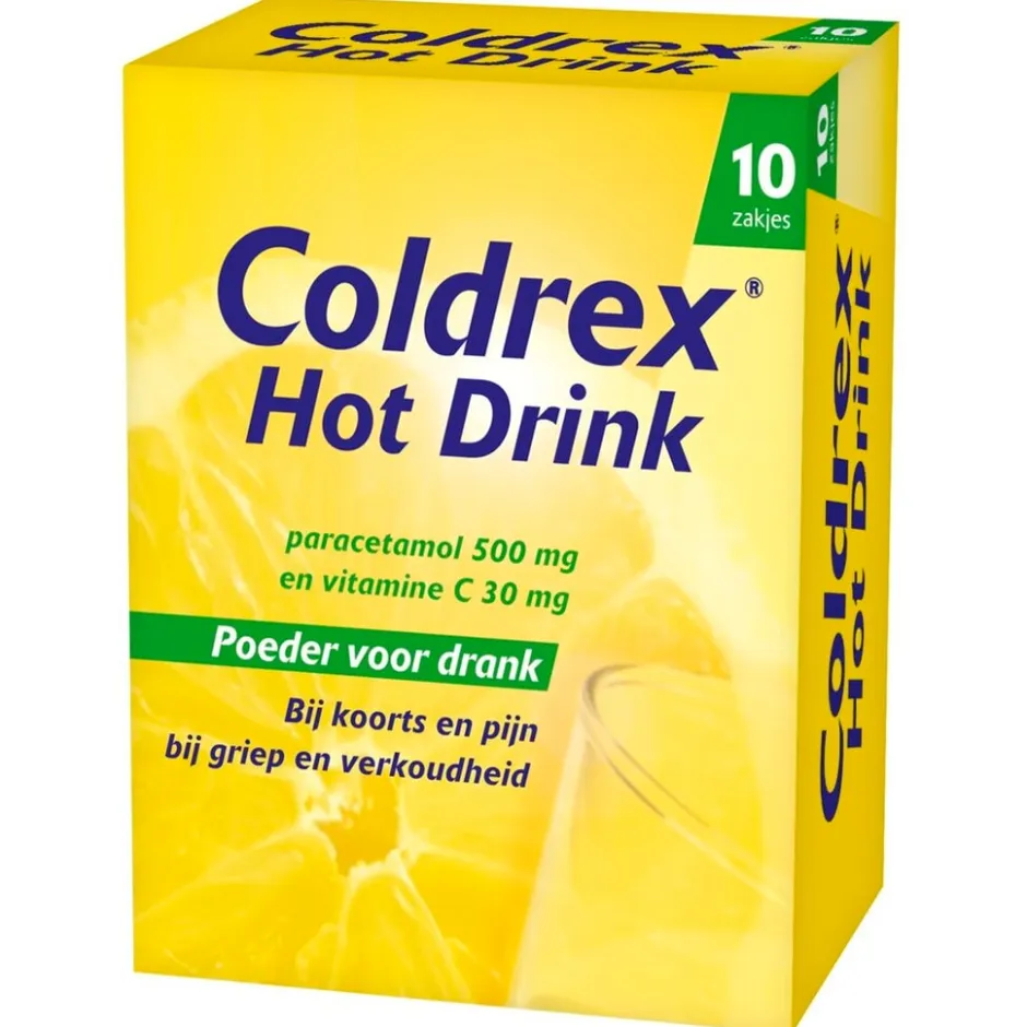 Coldrex Hot Drink 500mg Poeder voor Drank|Hot Coldrex Outlet