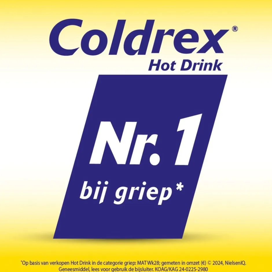 Coldrex Hot Drink 500mg Poeder voor Drank|Hot Coldrex Outlet