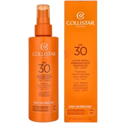 Collistar Tanning Moisturizing Milk Face-Body SPF30 200ml< Zonnebrand