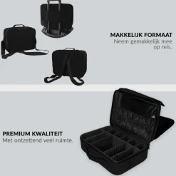 Cosmetica Koffer Make-up Koffer met verstelbare vakken|Confibel Online