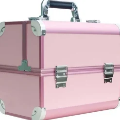 Confibel Opvouwbare Cosmetica Koffer 5 Opbergvakken Beauty Case< Make-Up Koffers