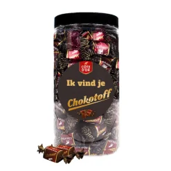 Côte d'Or Chokotoff met sticker "Ik vind je Chokotoff"|Cote D'Or Hot