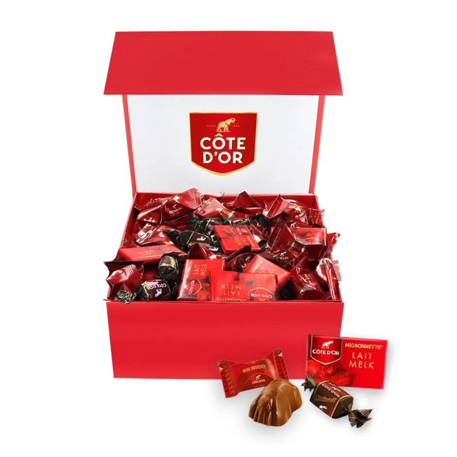 Cote D'Or Côte d'Or The Best Of – Luxe Magneetdoos met Chokotoff, Mini Bouchée & Mignonnette Melk< Chocolade