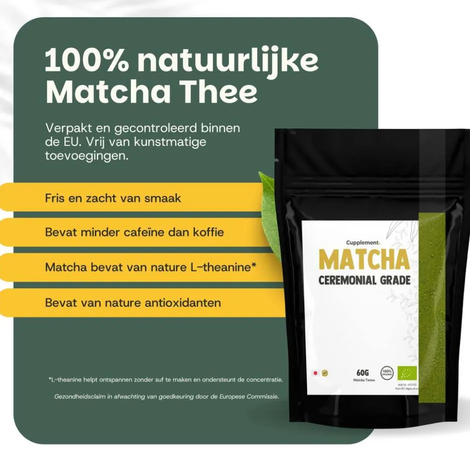 Matcha Poeder Ceremonial Grade|Cupplement