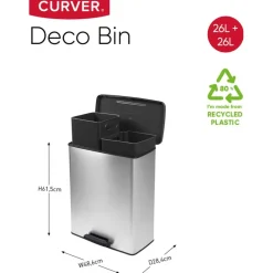 Decobin Duo Prullenbak|Curver Clearance