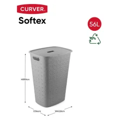 Curver Softex Wasbox met Deksel + Wasmand< Opbergen